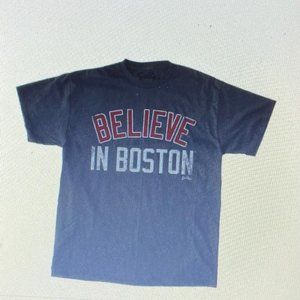 COPY - BELIEVE IN BOSTON - HEATHER NAVY - T-SHIRT-NWT